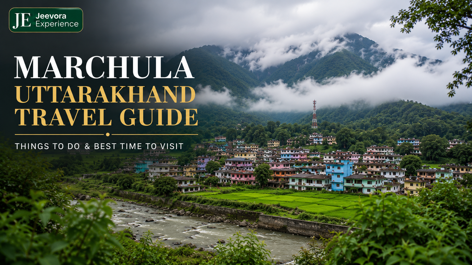 Marchula Uttarakhand Ramganga River surrounded by forested hills near Jim Corbett