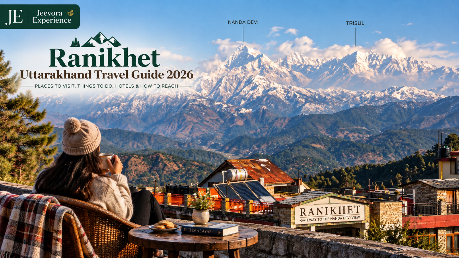 Ranikhet Uttarakhand travel guide with Himalayan mountain landscape