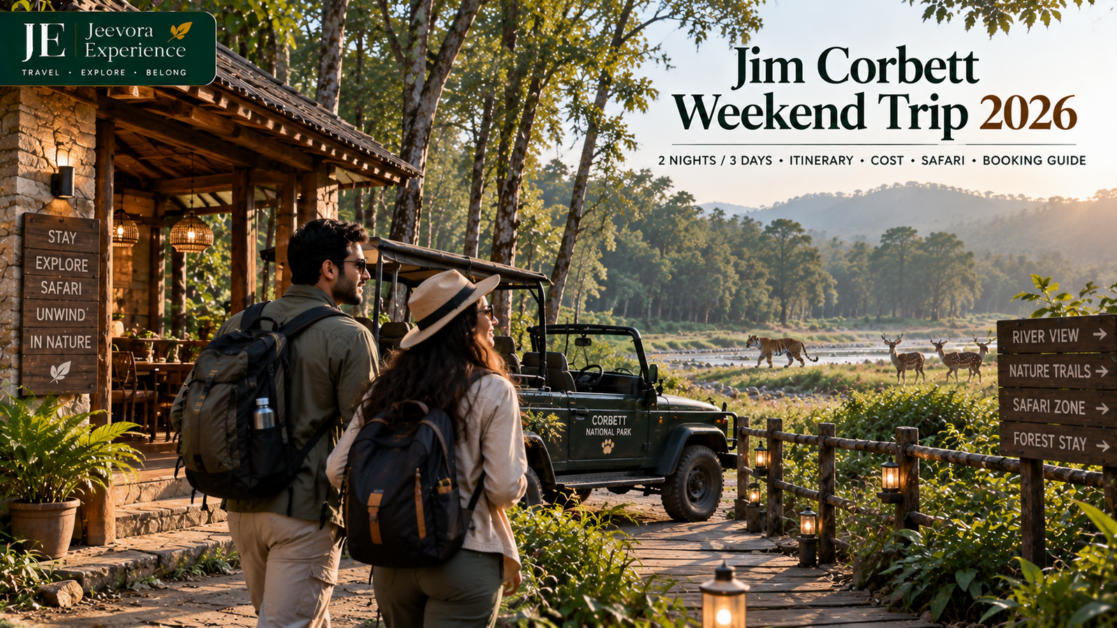 Jim Corbett Weekend Trip 2026 – 2 Nights 3 Days Safari Getaway