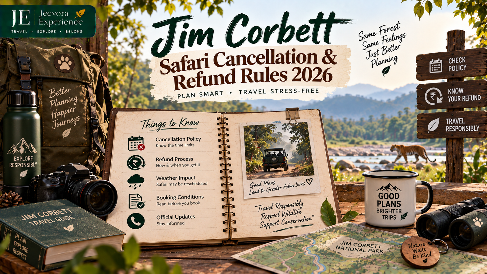 Jim Corbett Safari Cancellation and Refund Rules 2026 guide