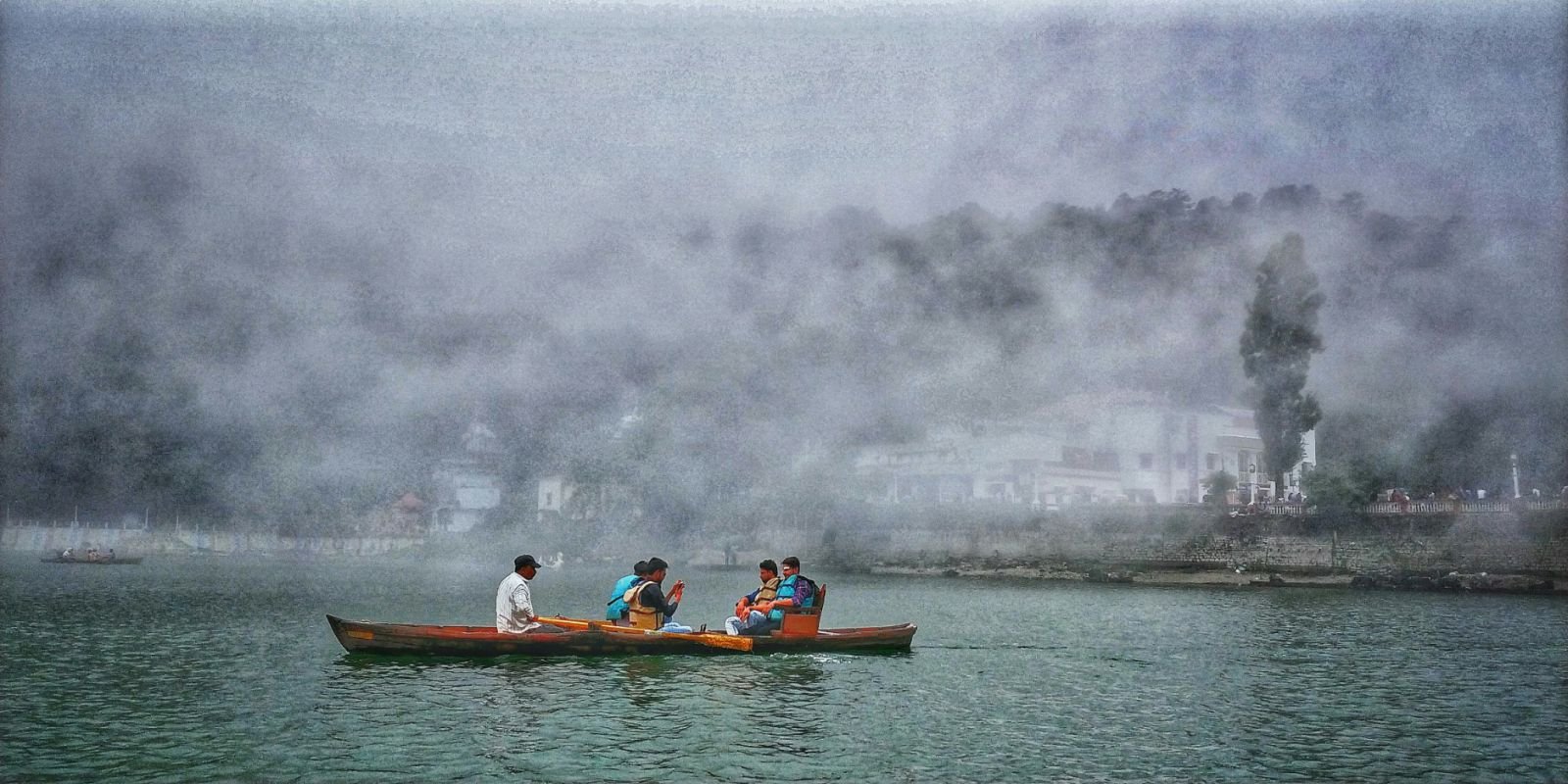 Beautiful Naini Lake with Mountains in Nainital Uttarakhand photo 2