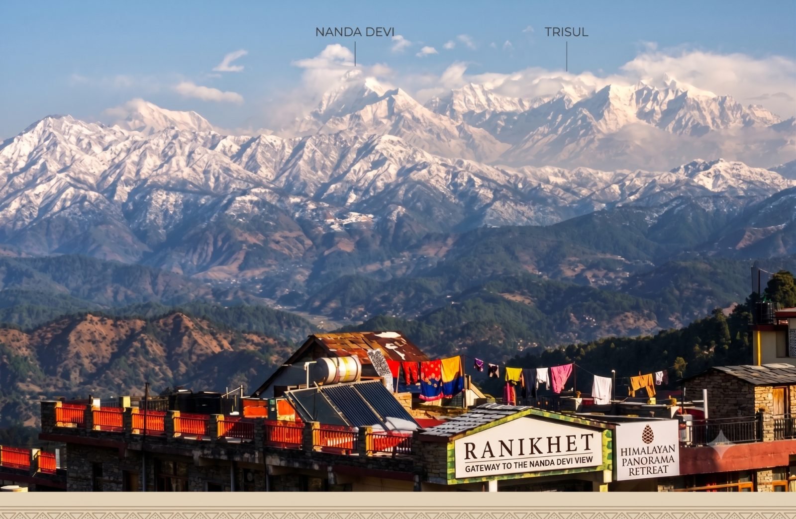 Ranikhet Hill Station with Himalayan Views and Pine Forests