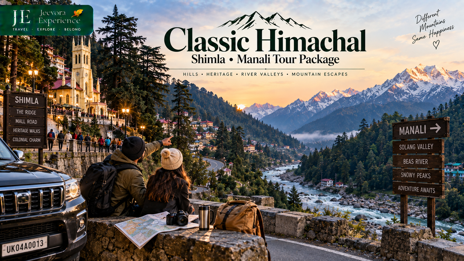 Classic Himachal Tour Package 6 Days 5 Nights Shimla Manali Solang Valley
